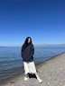 Jeep沖鋒衣男女三合一戶(hù)外防風(fēng)防水登山服抓絨可拆卸外套075藏青XL 曬單實(shí)拍圖
