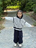 G.DUCKKIDS小黃鴨童裝女童春秋款套裝2025新款兒童女孩寶寶秋季秋裝早秋衣服 圖片色三件套 130 (建議115-125cm 5.2-7周歲) 曬單實(shí)拍圖