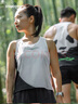 Saucony索康尼熊貓配色時尚舒適透氣服裝男子運動背心白色S 曬單實拍圖