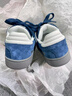 KAPPA卡帕背靠背女鞋厚底板鞋女2025秋季新款軟底運動(dòng)鞋軟底百搭休閑鞋 花青藍/經(jīng)典白 38 曬單實(shí)拍圖