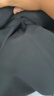 茵曼（INMAN）茵曼2025秋冬女裝新款 復(fù)古半高領(lǐng)磨毛黑色連衣裙顯瘦長袖長裙子  午夜黑 XL 曬單實拍圖