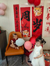 班喜迪女童連衣裙夏裝洋氣寶寶公主裙周歲禮服兒童裙子夏季小女孩背心裙 米色 90 曬單實(shí)拍圖