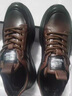 法薩赫奢侈品牌鞋秋冬季新款牛皮休閑鞋男軟底輕便防滑跑步鞋運動(dòng)男鞋 棕色 【真皮男鞋】 42 【皮鞋碼】 曬單實(shí)拍圖