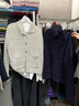 微獅牧尼新生兒衣服秋冬季加厚款嬰兒夾棉保暖連體衣寶寶和尚服裝 本白 59cm 曬單實(shí)拍圖