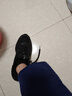特步男子跑步鞋運(yùn)動鞋輕便減震防潑水革面跑鞋黑色 曬單實(shí)拍圖