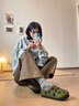 勃肯鞋女男鞋厚底增高一腳蹬小個(gè)子絕美秋新款外穿博肯鞋好看穆勒 黑色 37 曬單實(shí)拍圖