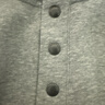 Champion冠軍加絨衛衣男新款美式復古寬松按扣半高領(lǐng)上衣 淺灰色 M 曬單實(shí)拍圖