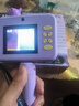 qdrone For the Good Moments拍立得兒童照相機可拍照直接出打印照片玩具女孩生日禮物7-14歲 紫【彩色打印5卷+128G+補光燈+送禮袋+自拍桿】 【打印500張】送便捷背帶3 曬單實(shí)拍圖