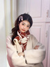 CHANEELR & KARITH圍巾冬季女2025新款圍脖加厚保暖披肩送女生老婆輕奢生日新年禮物 輕奢時尚百搭ck風【紅配米】 曬單實拍圖