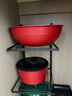 特福（Tefal）鍋具套裝百變鍋可拆卸煎炒鍋有鈦不粘鍋六件套千葉玫瑰紅 曬單實(shí)拍圖