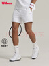 威爾勝（Wilson）官方夏季男士DAILY透氣吸濕速干運動(dòng)訓練健身短褲網(wǎng)球褲 WM20036412WTA-亮白色 M /175/84A 曬單實(shí)拍圖