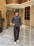 森馬（Semir）舒服褲|休閑褲男錐形褲發(fā)熱易打理冬長褲抓絨褲子101724127115 曬單實拍圖