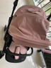 愛(ài)貝麗嬰兒推車(chē)輕便雙向一鍵收車(chē)可坐可躺高景觀(guān)四輪萬(wàn)向0-3歲新生兒 MAX6 英倫粉（無(wú)燈版） 曬單實(shí)拍圖