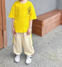 哈羅小黃鴨HAL.DUCK兒童裝男童夏裝套裝2025新款夏季男孩中大童運動(dòng)薄款夏款酷帥氣潮 黃色短袖 120 cm 曬單實(shí)拍圖