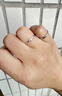 飾珀925銀尾戒女小指單身輕奢高級感自律超小號閉口小拇指尾戒女生 13號（周長(cháng)53MM） 曬單實(shí)拍圖