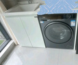 海爾（Haier）【旗艦新品4.0】10公斤晶彩屏超薄直驅(qū)滾筒洗衣機(jī)全自動(dòng)六位減震大容量BE37E精華洗2.0國家補(bǔ)貼 洗脫+直驅(qū)超薄+1.15洗凈比+智投+藍(lán)盾除菌 曬單實(shí)拍圖