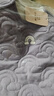 巴厘小豬寶寶夾棉連體衣服秋冬加厚保暖背心哈衣無(wú)袖棉襖冬季嬰幼兒背帶褲 葡萄紫 90cm 曬單實(shí)拍圖