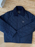EMPORIO ARMANI/阿瑪尼官方旗艦新款男士翻領(lǐng)襯衫領(lǐng)絎縫直身棉服外套秋季 UB118-海軍藍色 46 (S) (推薦：120-135斤) 曬單實(shí)拍圖