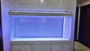 森森（SUNSUN）新款超白魚(yú)缸客廳玻璃大型水族箱智能觸控家用免換水底濾缸 超白1.5米35寬 無(wú)極變光+新式底濾 烤漆白 曬單實(shí)拍圖