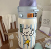 babycare兒童三飲保溫杯水杯水壺寶寶學(xué)飲吸管杯316L不銹鋼學(xué)生上學(xué)3-6歲+ 曬單實拍圖