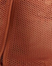 無(wú)印良品（MUJI）再生聚酯纖維 立體網(wǎng)眼袋 橙色 約16x11x5cm 曬單實(shí)拍圖