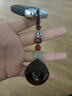 黛菲曼冰種黑曜石平安扣鑰匙扣男要是掛飾貔貅感飾品女 鼠-千手 曬單實(shí)拍圖