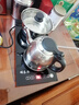 涌泉式底部全自動(dòng)上水電熱水壺 1L燒水壺 恒溫電茶壺燒水茶具 茶臺燒水壺一體 燒水+消毒+底座套裝 曬單實(shí)拍圖