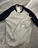 優(yōu)衣庫(kù)女裝柔軟羅紋撞色圓領(lǐng)T恤/長(zhǎng)袖插肩袖內(nèi)搭25秋冬新款481438 69 藏青色 L /160/88A 曬單實(shí)拍圖