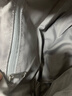 ELLE牛角包時(shí)尚包包女單肩包挎包通勤潮流斜跨小眾高級感小包腋下 淺灰色 曬單實(shí)拍圖