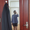 無(wú)印良品（MUJI） 女式 棉紗 長(cháng)袖罩衫 女士襯衫襯衣內搭女裝25年秋季上衣BC2O7A5A 淺灰色條紋 L （165/88A） 曬單實(shí)拍圖