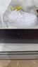 耐克NIKE女休閑板鞋空軍一號 AIR FORCE 1運動(dòng)鞋FJ7409-100白色37.5 曬單實(shí)拍圖