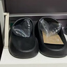 稻草人椰子拖鞋男女抗菌踩屎感居家室內戶(hù)外穿特大碼情侶涼拖 黑 46-47 曬單實(shí)拍圖