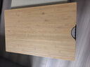 京東京造 菜板 搟面板砧案板切菜天然楠竹家用【加厚雙面】76*49*1.7cm 曬單實(shí)拍圖