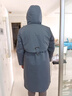 皮爾卡丹中老年派克羽絨服女中長(cháng)款可拆卸活里活面媽媽冬裝白鴨絨外套襖子 黑色 4XL (建議140-155斤左右) 曬單實(shí)拍圖