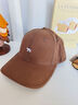 貓人帽子男戶(hù)外防曬遮陽(yáng)帽女顯臉小鴨舌帽大頭圍棒球帽 咖色 曬單實(shí)拍圖