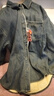 森馬（Semir）牛仔襯衫女冬中長(cháng)款保暖寬松雪尼爾格紋襯衣潮酷復古鹽系衣服 牛仔黃泥染80325 XL 曬單實(shí)拍圖