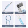 時(shí)櫟帆鍵盤(pán)清理工具屏幕清潔劑筆記本電腦清潔套裝除塵刷清潔劑鍵盤(pán)拔鍵器耳機手機清灰塵工具八合一 曬單實(shí)拍圖