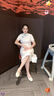 皮爾卡丹（pierre cardin）旗袍2025新款夏季改良年輕款少女白色新中式日?？纱┬€子中 云裳紗 L 曬單實拍圖