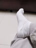 雅鹿襪子男春秋季中筒長(cháng)襪10A級抑菌防臭襪透氣吸汗商務(wù)四季男士襪子 10A級抗菌黑中筒- 5雙 曬單實(shí)拍圖