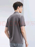 柒牌（SEVEN）男裝短袖polo衫男2025夏季薄款時(shí)尚青年男士立領(lǐng)休閑上衣0820 深灰 3XL 曬單實(shí)拍圖