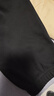 杰克·瓊斯（JACK&JONES）男裝百搭合體側邊反光滾邊松緊彈力腰頭休閑衛褲男加絨22441D031 黑色E40常規 XL 曬單實(shí)拍圖