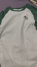 京東京造【5A級抑菌T】?jì)和疶恤短袖潮流圓領(lǐng)童裝純色薄款 白色/綠色140 曬單實(shí)拍圖