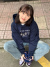 藏青色美式連帽衛衣女2025新款春秋季薄款寬松慵懶風(fēng)chic早秋外套 藏青色【春秋薄款】 M 曬單實(shí)拍圖