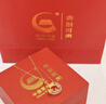 央創(chuàng  )時(shí)尚中國黃金錦鯉項鏈女款平安扣玉吊墜女士生日禮物女生女友老婆S925 曬單實(shí)拍圖