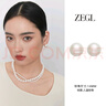ZEGL珍珠耳釘純銀耳飾女925銀針耳環(huán)高級(jí)感輕奢生日禮物送女友 曬單實(shí)拍圖