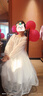 女童禮服高端輕奢小眾小女孩主持人婚禮演出服兒童生日洋氣公主裙 6618白色長(cháng)款長(cháng)袖單件禮服 150 曬單實(shí)拍圖