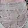 夢(mèng)特嬌女士?jì)妊澟哐崭?00%純棉10A級抗菌底襠無(wú)痕提臀透氣三角短褲 曬單實(shí)拍圖