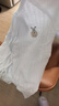 貝瑞加（Babyprints）新生兒連體衣2件裝嬰兒純棉衣服初生寶寶內(nèi)衣長袖薄款爬服 白藍52 曬單實拍圖