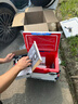 雷臣2025新款小型釣箱二代X3全套配件迷你超輕超硬多功能野釣釣魚(yú)箱 21L 機甲藍滿(mǎn)配（送PU坐墊） 曬單實(shí)拍圖