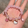 正港（ZGO）手鏈女三麗鷗HelloKitty兒童水晶手串女孩女兒女生生日禮物 6021 曬單實(shí)拍圖